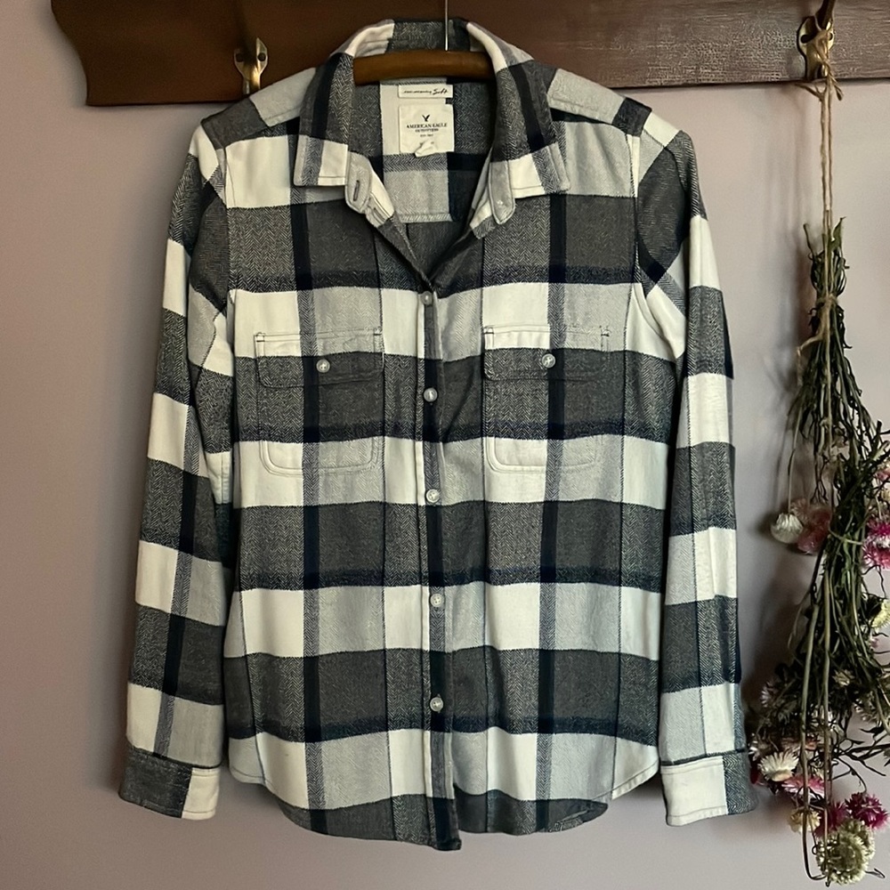 American Eagle Plaid Flannel